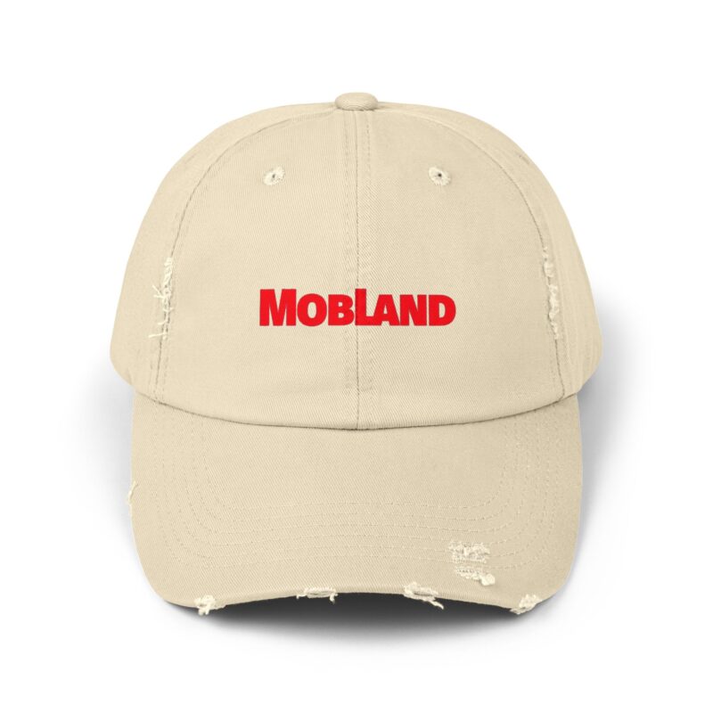 Mobland Unisex Distressed Cap - Image 5