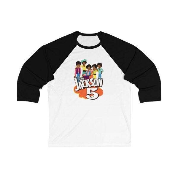 Jackson 5 Unisex 3/4 Sleeve Baseball Tee - Image 7