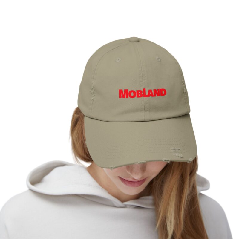 Mobland Unisex Distressed Cap - Image 4