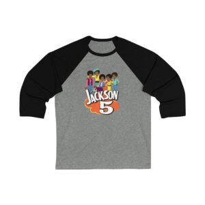 Jackson 5 Unisex 3/4 Sleeve Baseball Tee