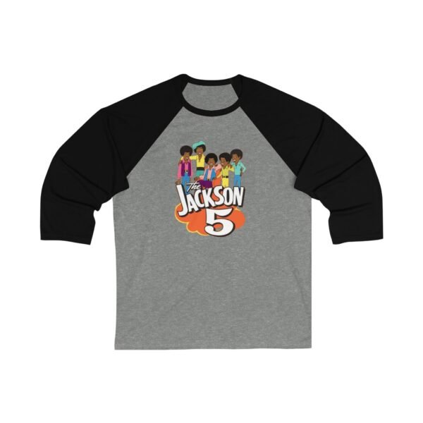 Jackson 5 Unisex 3/4 Sleeve Baseball Tee