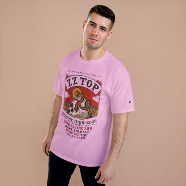 ZZ Top & George Thorogood & The Destroyers Champion T-Shirt - Image 15