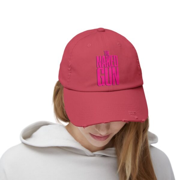 The Naked Gun Unisex Distressed Cap - Image 24