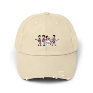 The Beatles Unisex Distressed Cap