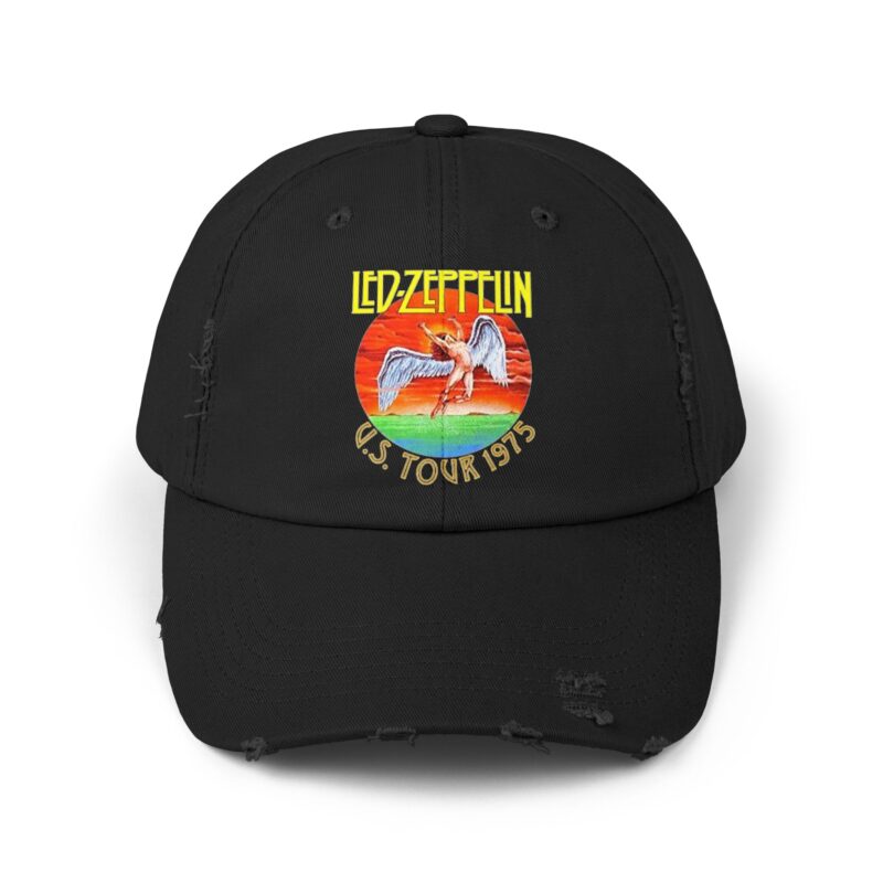 Led Zeppelin Unisex Distressed Cap - Image 9