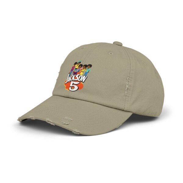 Jackson 5 Unisex Distressed Cap - Image 2