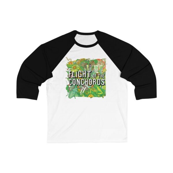 Flight of the Conchords Unisex 34 Sleeve Baseball Tee - Image 5