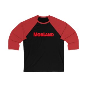 Mobland Unisex 3/4 Sleeve Baseball Tee