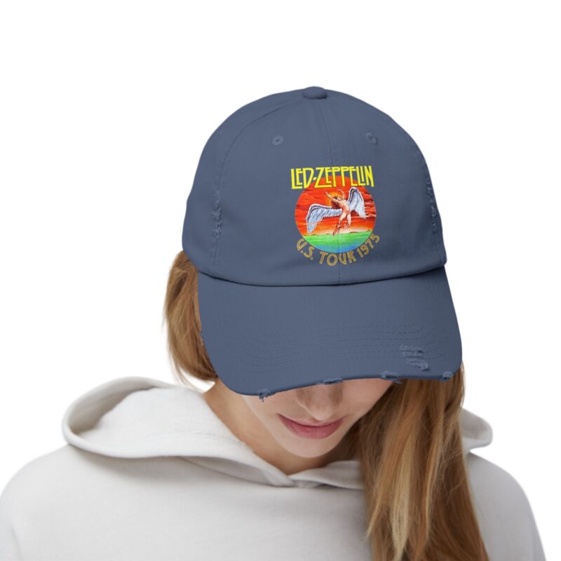 Led Zeppelin Unisex Distressed Cap - Image 16