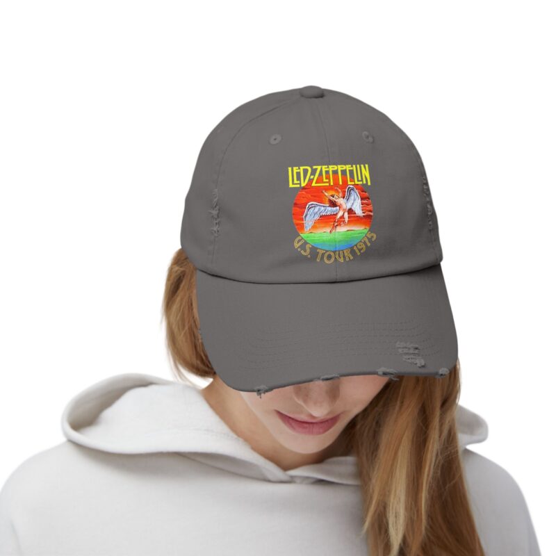 Led Zeppelin Unisex Distressed Cap - Image 20