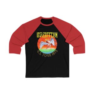 Led Zeppelin Unisex 3/4 Sleeve Baseball Tee