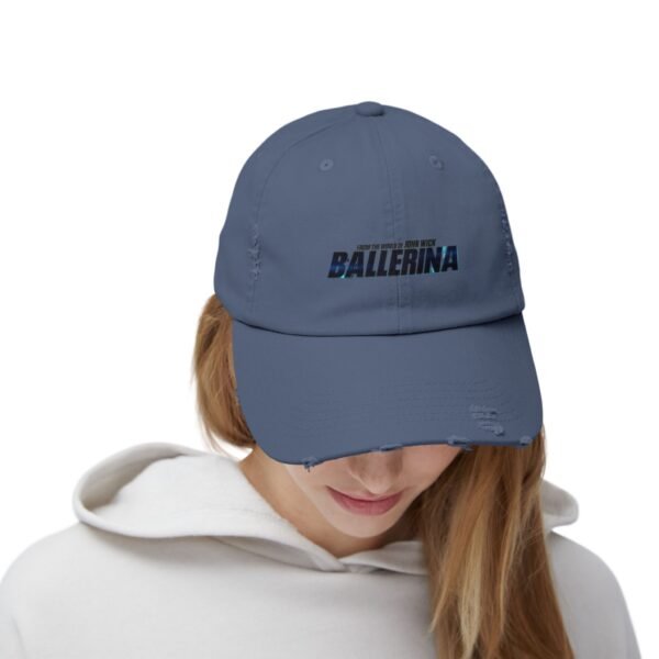 From the World of John Wick: Ballerina Unisex Distressed Cap - Image 12