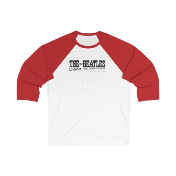 The Beatles Unisex 3/4 Sleeve Baseball Tee - Image 3