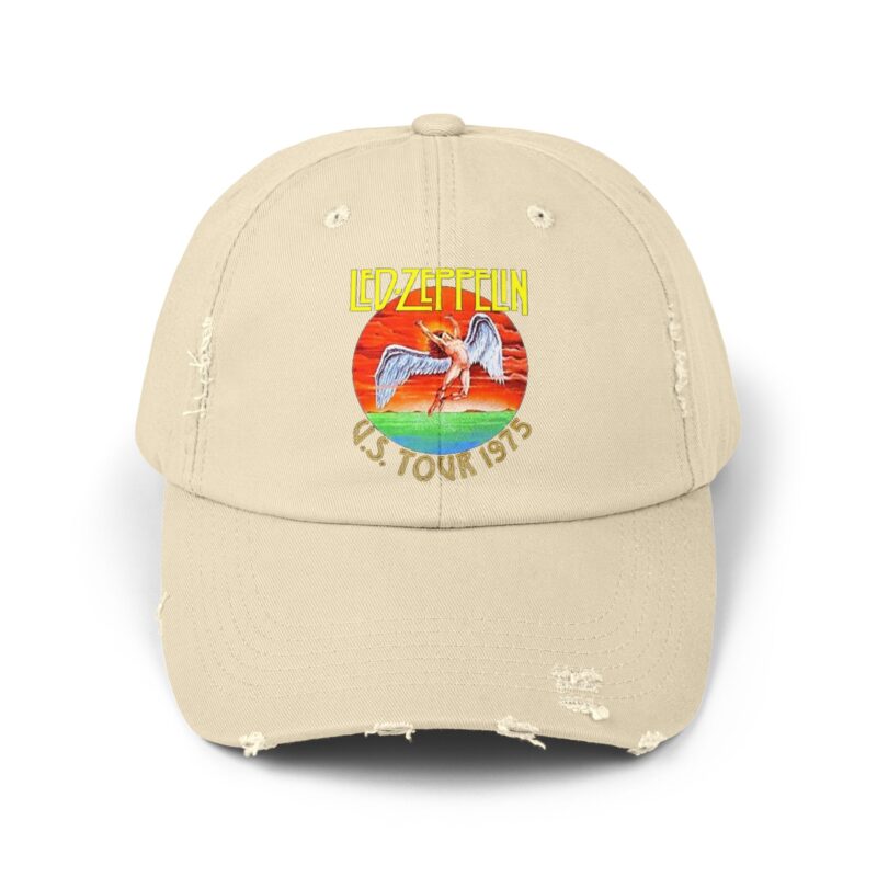 Led Zeppelin Unisex Distressed Cap - Image 5