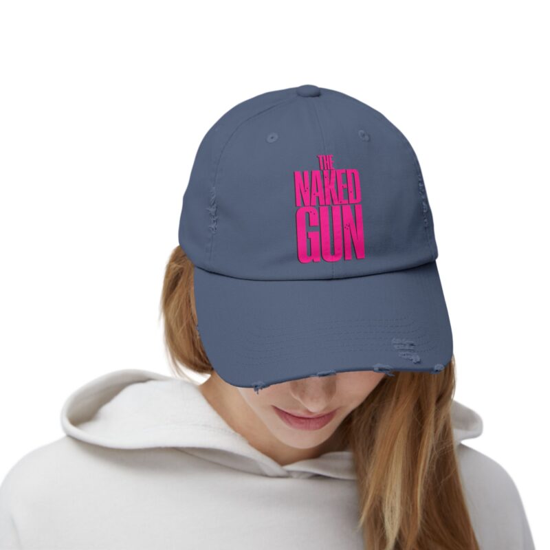 The Naked Gun Unisex Distressed Cap - Image 12