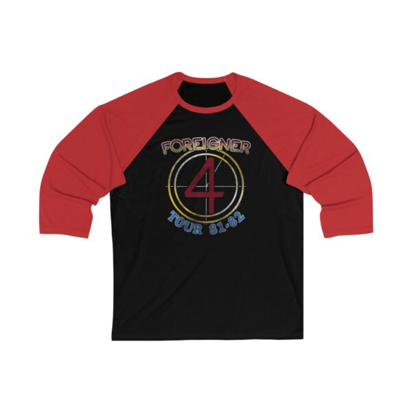 Foreigner Unisex 3/4 Sleeve Baseball Tee - Image 7