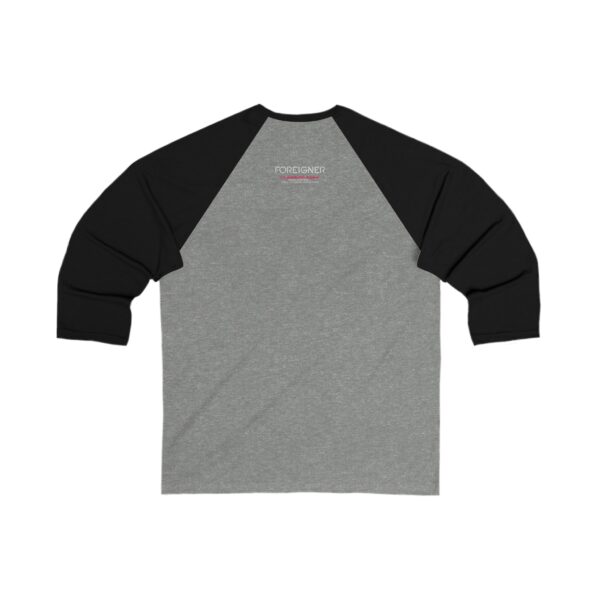 Foreigner Unisex 3/4 Sleeve Baseball Tee - Image 2