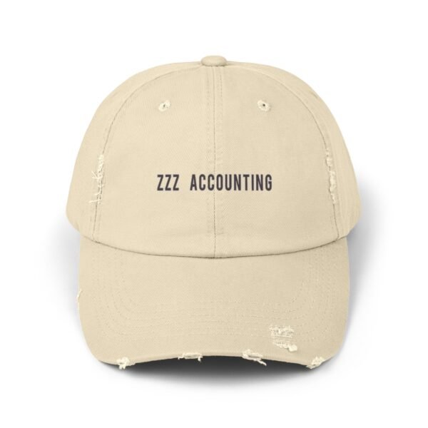 The Accountant Unisex Distressed Cap - Image 5