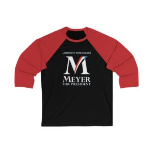 Veep Unisex 3/4 Sleeve Baseball Tee