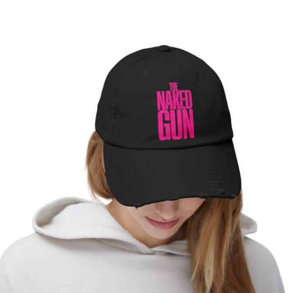 The Naked Gun Unisex Distressed Cap - Image 28
