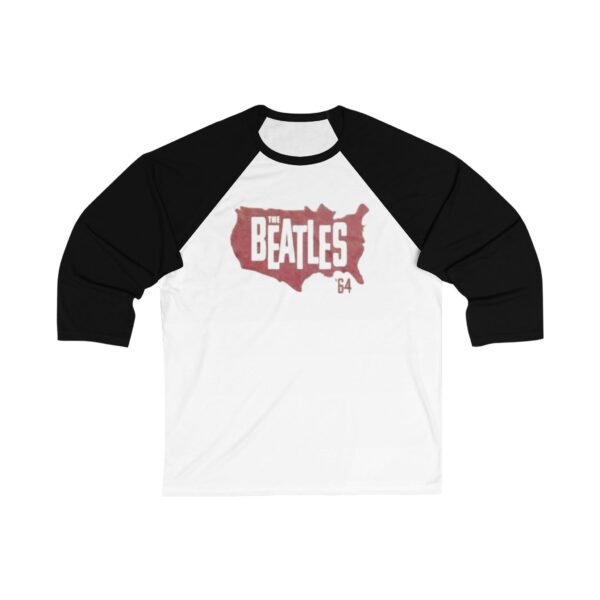 The Beatles Unisex 3/4 Sleeve Baseball Tee - Image 3