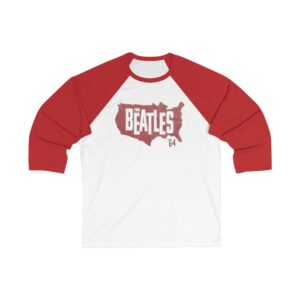 The Beatles Unisex 3/4 Sleeve Baseball Tee