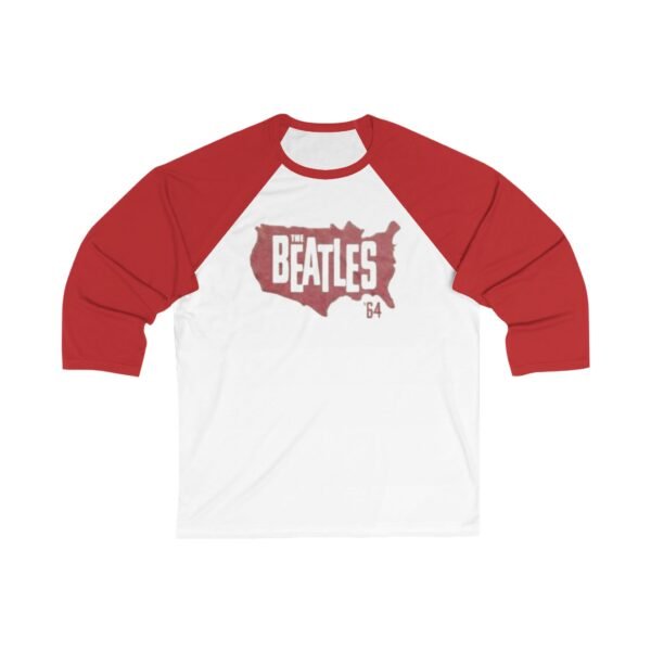 The Beatles Unisex 3/4 Sleeve Baseball Tee