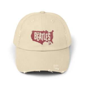 The Beatles Unisex Distressed Cap