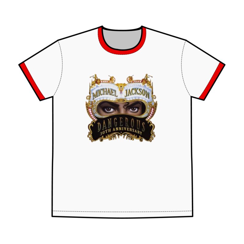 Michael Jackson Men's Staple Ringer Tee - Image 3