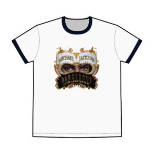 Michael Jackson Men's Staple Ringer Tee