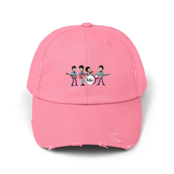 The Beatles Unisex Distressed Cap - Image 5