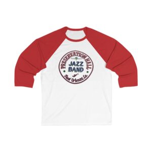 'Treme' Preservation Hall Jazz Band Unisex 3/4 Sleeve Baseball Tee