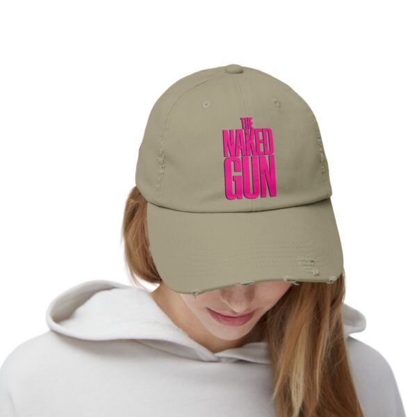 The Naked Gun Unisex Distressed Cap - Image 8