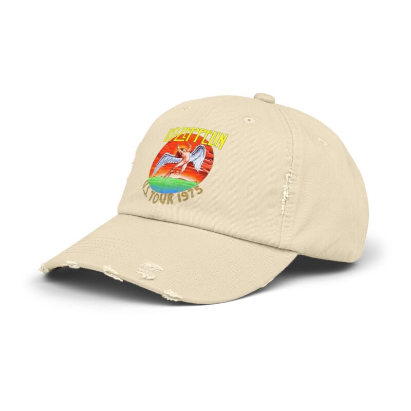 Led Zeppelin Unisex Distressed Cap - Image 6