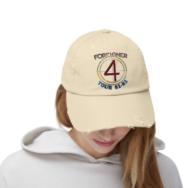 Foreigner Unisex Distressed Cap - Image 4
