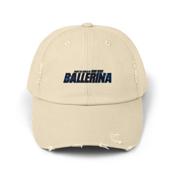 From the World of John Wick: Ballerina Unisex Distressed Cap - Image 5