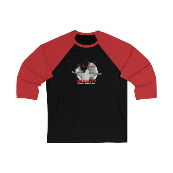 KC and The Sunshine Band Doin' It! World Tour 2025 Unisex 3/4 Sleeve Baseball Tee - Image 3