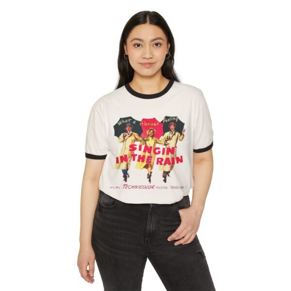 Singin' in the Rain Unisex Cotton Ringer T-Shirt - Image 11