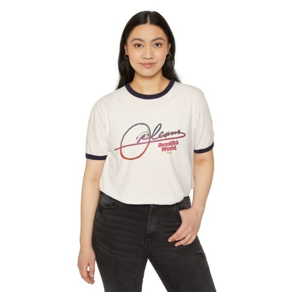 Orleans Unisex Cotton Ringer T-Shirt - Image 3
