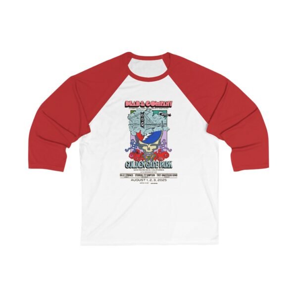 Dead & Company Unisex 3/4 Sleeve Baseball Tee - Image 5
