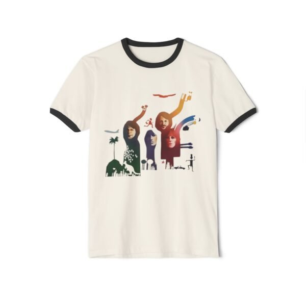 ABBA Unisex Cotton Ringer T-Shirt - Image 5