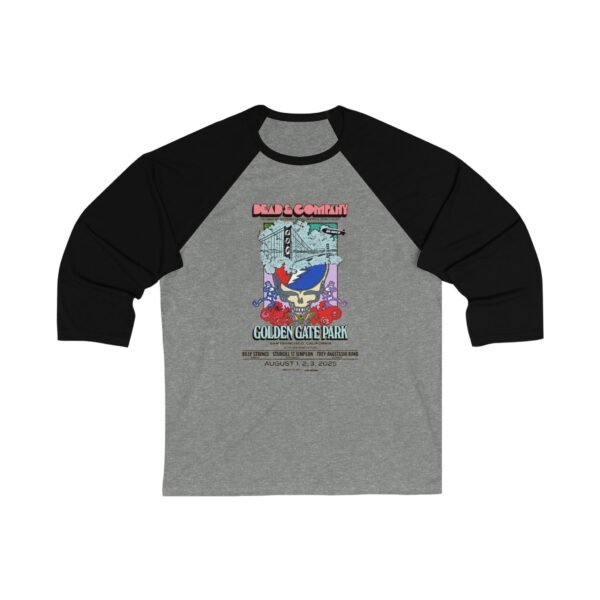 Dead & Company Unisex 3/4 Sleeve Baseball Tee - Image 3