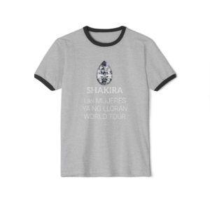 Shakira Unisex Cotton Ringer T-Shirt