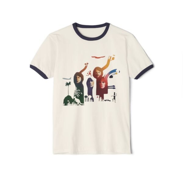 ABBA Unisex Cotton Ringer T-Shirt