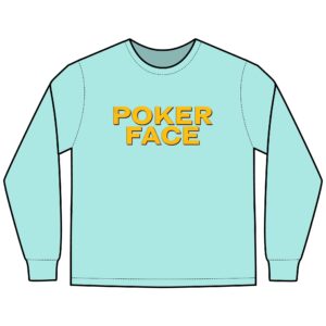 Poker Face ComfortWash® Garment-Dyed Long Sleeve T-Shirt