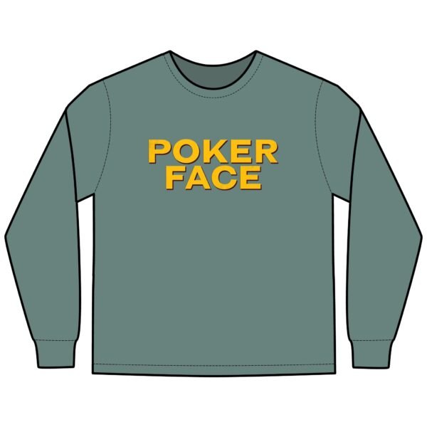 Poker Face ComfortWash® Garment-Dyed Long Sleeve T-Shirt - Image 9