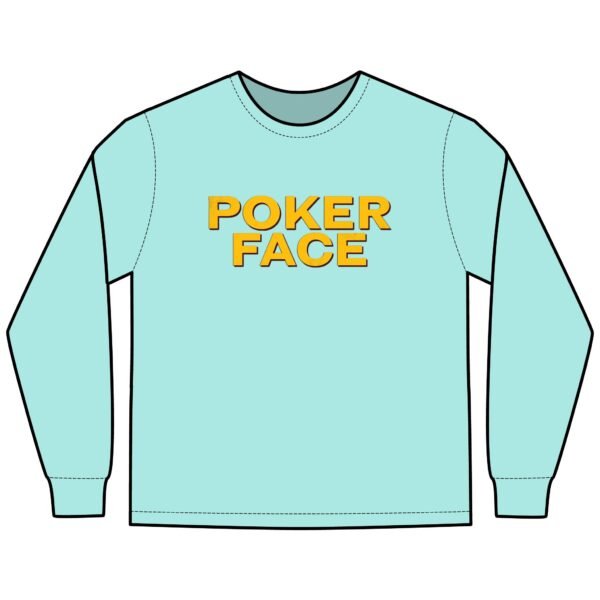 Poker Face ComfortWash® Garment-Dyed Long Sleeve T-Shirt
