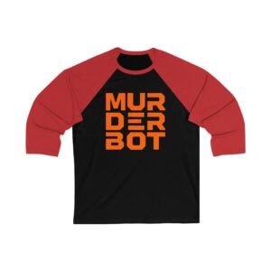 Murderbot Unisex 3/4 Sleeve Baseball Tee
