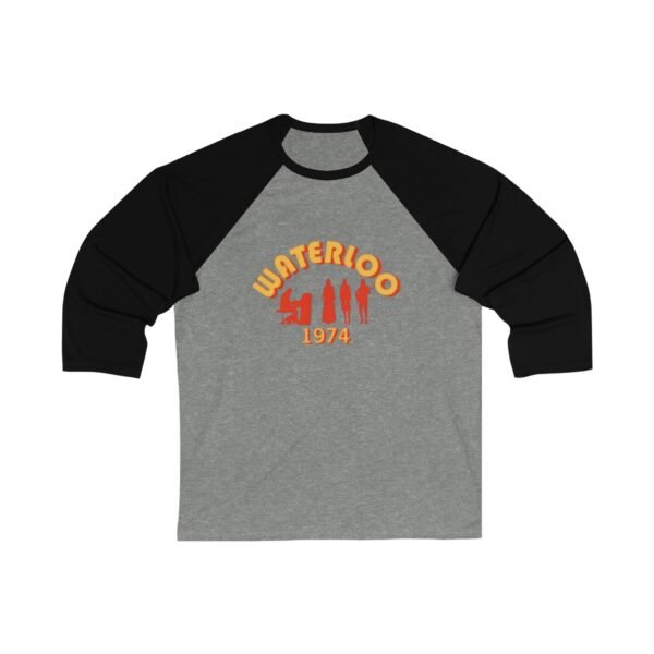 ABBA Unisex 3/4 Sleeve Baseball Tee - Image 3
