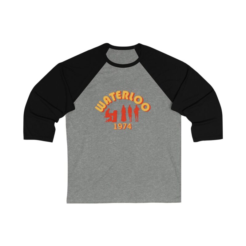 ABBA Unisex 3/4 Sleeve Baseball Tee - Image 3